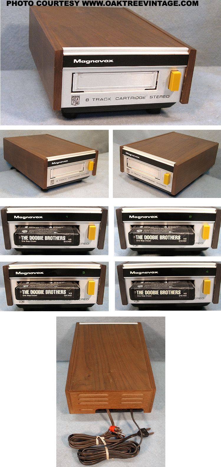 Vintage 8Track Cartridge Tape decks Photo Gallery / Archive